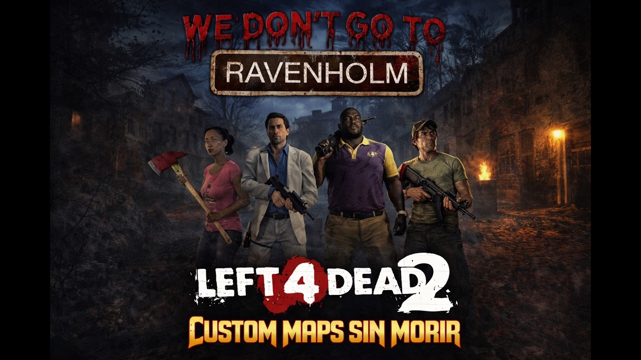 Left 4 Dead 2 -  We Don't Go To Ravenholm  - El mapa clasico de HL2