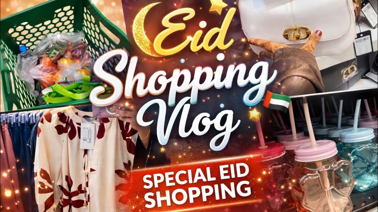 Shopping for EID 🌙in UAE🇦🇪 #youtuber #vlogger #youtube 