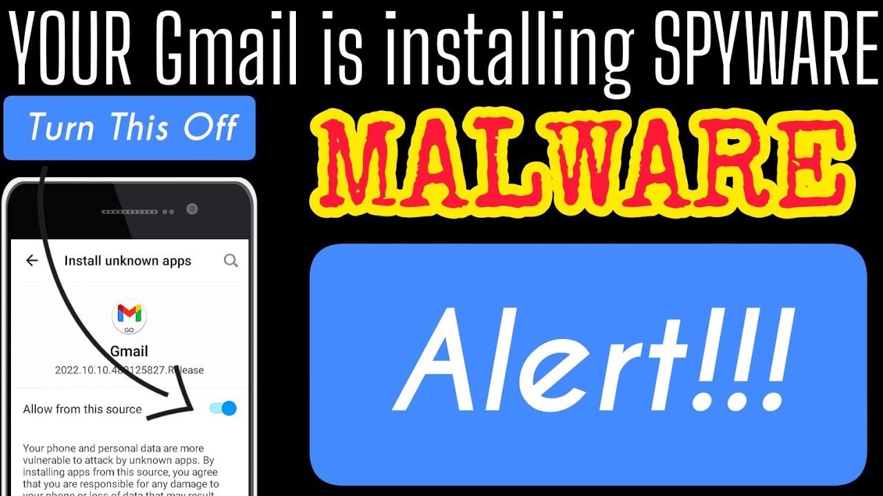 YOUR Gmail is Installing Dangerous UNKNOWN APPS to your Phone: Turn This Off Now