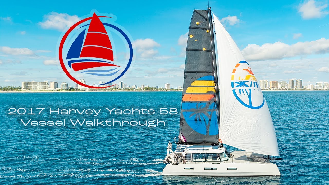 Обзор катамарана Harvey Yachts 58 2017 года выпуска | Катамаран на продажу