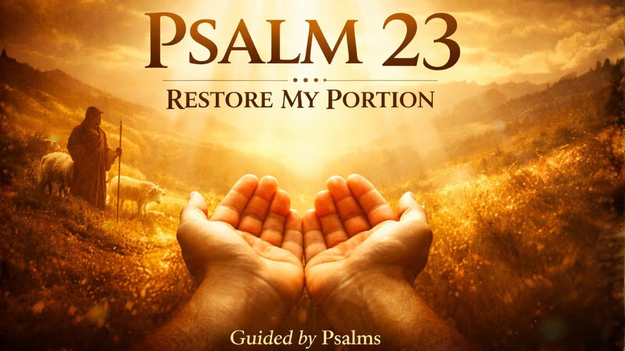 💰 Powerful Prayer of Psalm 23 — Prayer for Restoration & Provision (Today) | Guided by Psalms