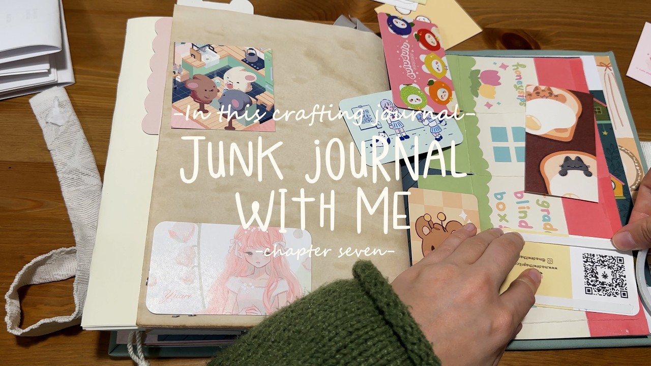 Junk journaling old memories and using daily life ephemera│Crafting Journals #007