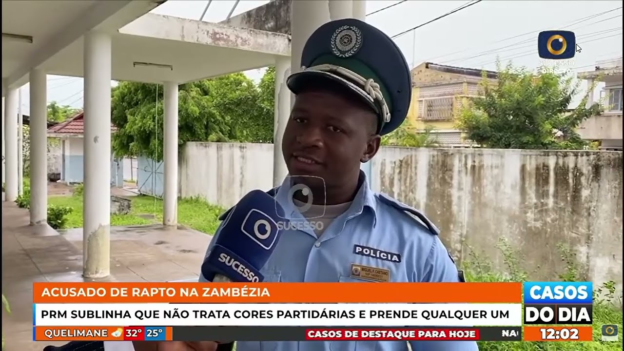 SOBRE DETENÇÃO DO 1.º SECRETÁRIO DA FRELIMO, PRM DIZ QUE PRENDE QUALQUER PESSOA