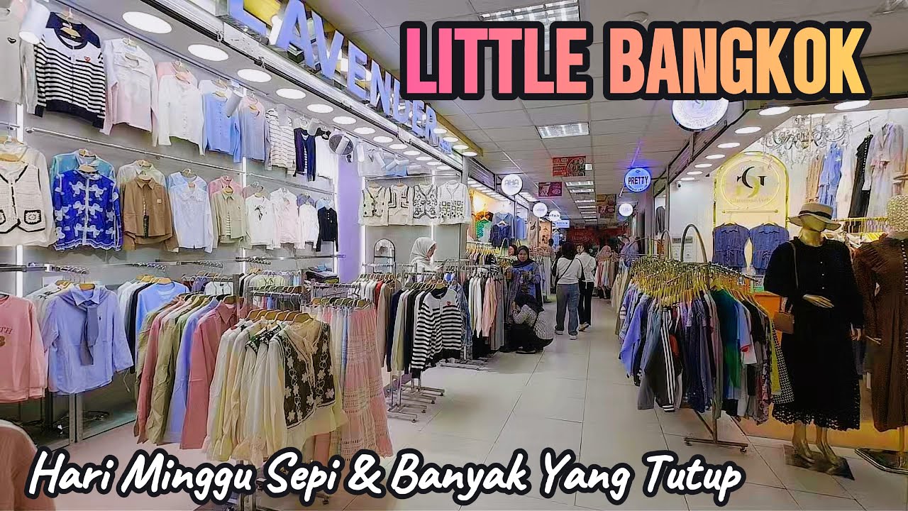 HARI MINGGU SEPI BANGET DI LITTLE BANGKOK TANAH ABANG