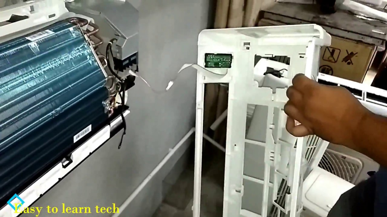 #samsung || HOW TO REMOVE 12000 BTU SAMSUNG indoor unit panel cover.