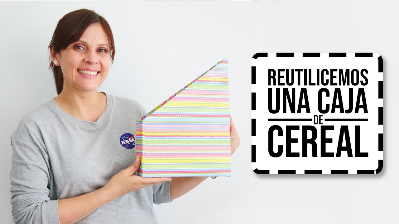 C&oacute;mo hacer un revistero reutilizando una caja de cereal