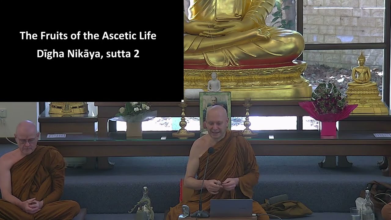 DN2: Sāmaññaphala Sutta - The Fruits of the Ascetic Life (Part 1) | Ajahn Brahmali | 8 January 2023