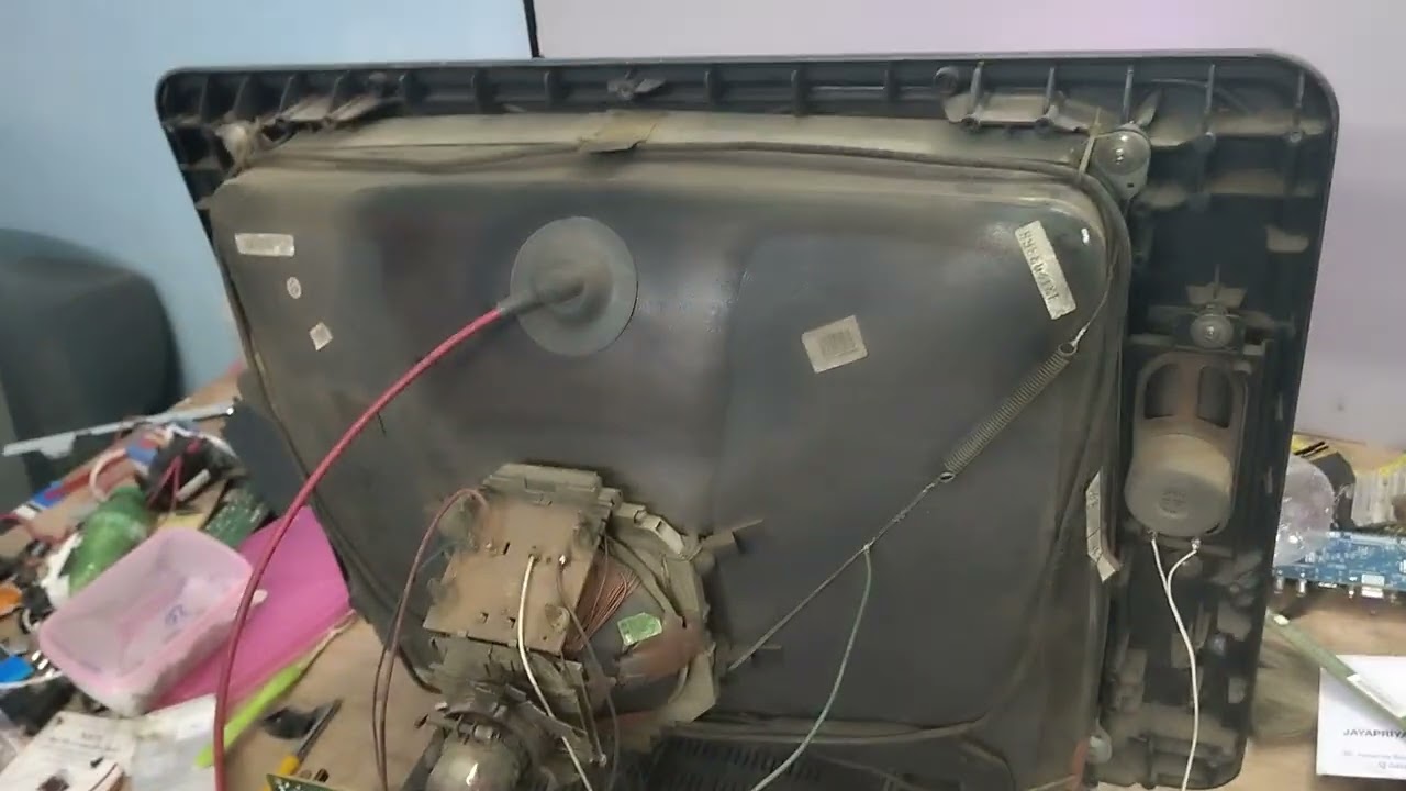 Ultra slime CRT TV normal kit installation in tamil