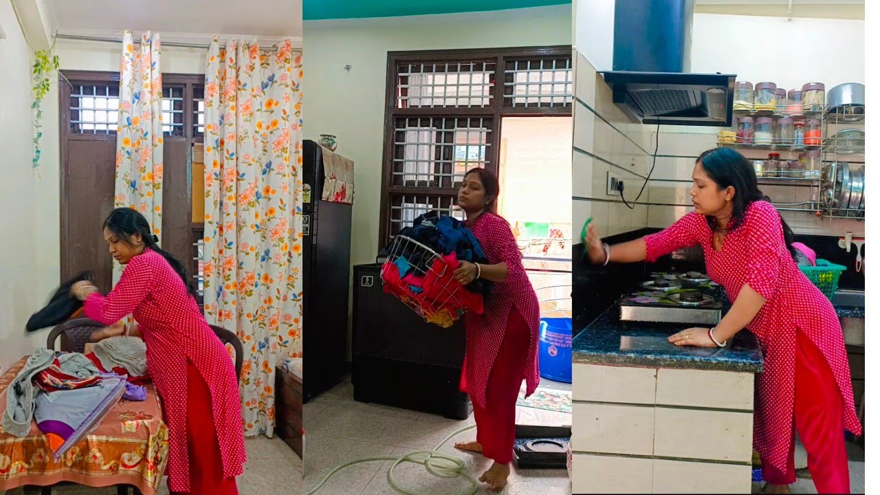 🌺एक समझदार गृहिणी 🥻ही चला सकती है 💫समझदारी से घर गृहस्थी 🇮🇳 Indian housewife hard work