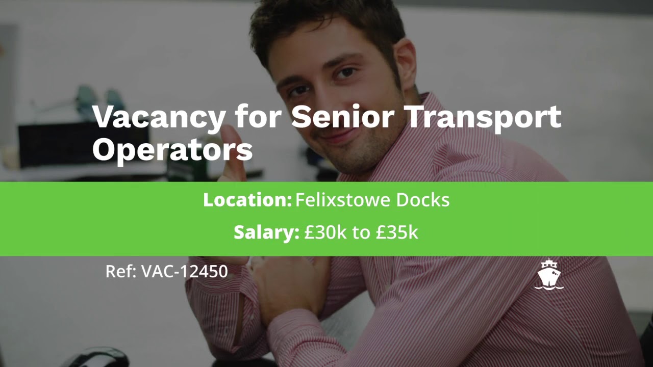 Senior Transport Operations