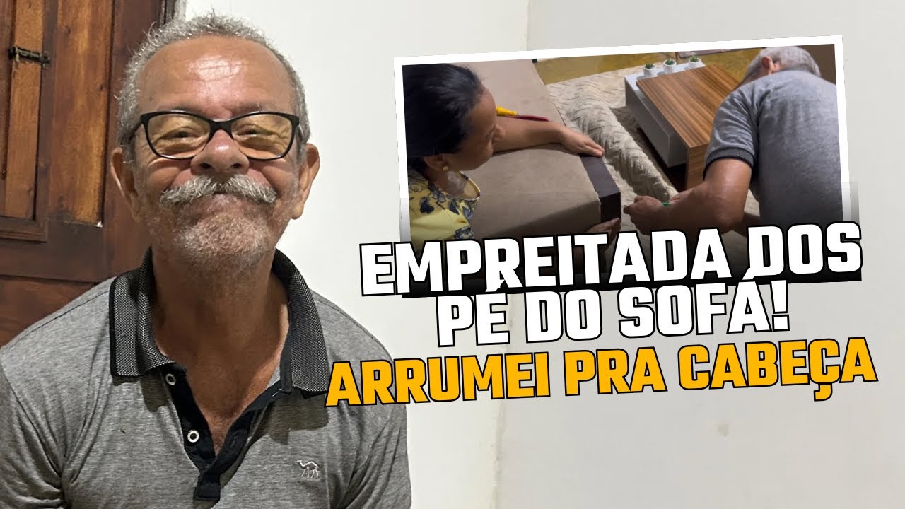 A Empreitada dos PÉ do SOFÁ! (VLOG #04)