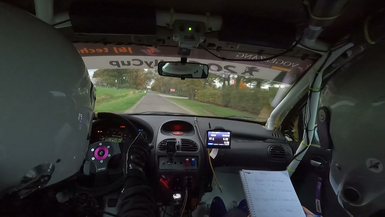 Twente rally 2021 KP9 Hoeve onboard Peugeot 206 rally cup | P. Paanakker & W. Van Dijk