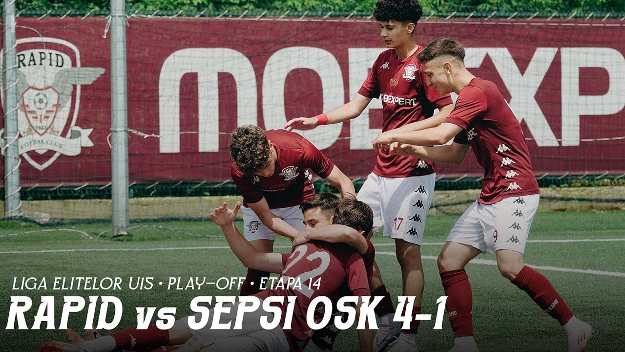 GOLURILE VICTORIEI 🎥 RAPID U15 - SEPSI OSK 4-1 #GenerațiiDeElită #RapidAreViitor