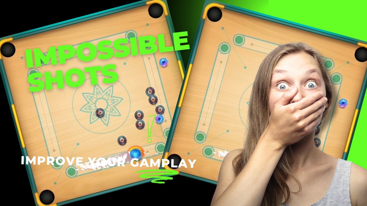 Very Impossible Shots😱|| Carrom Pool❤️|| Carrom Board🔥|| Hard Indirect Shots