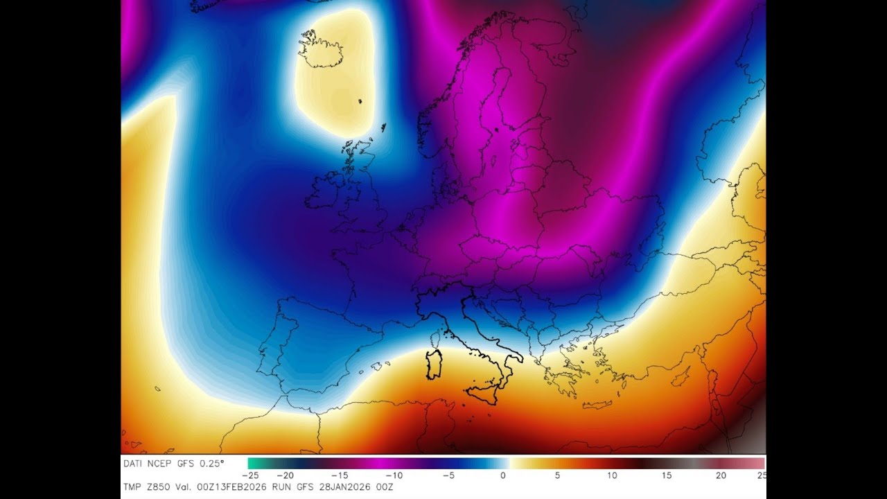 Passione Meteo.Meteo 15 giorni : vortice vento forte maltempo sud isole centro poi freddo neve nord.