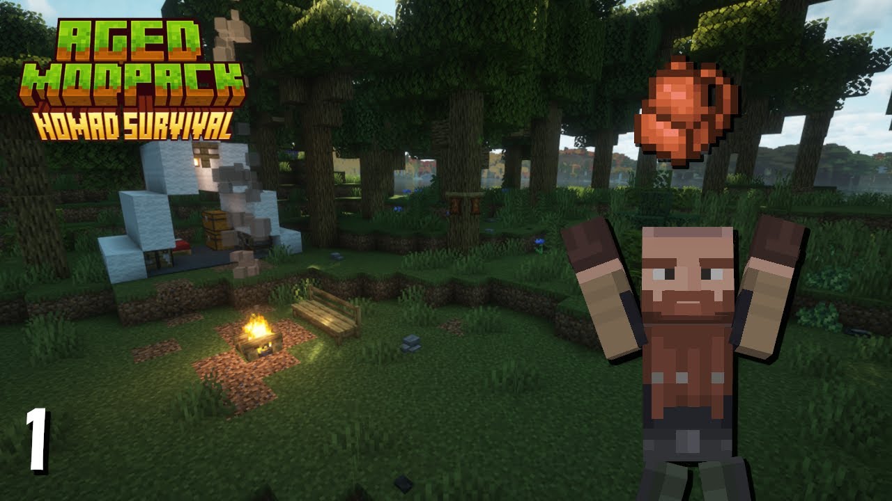 Лучший друг кочевника! :: Minecraft Aged Modpack Nomad: прохождение №1