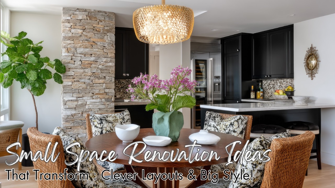 Clever Layouts & Big Style! Small Space Renovation Ideas That Transform