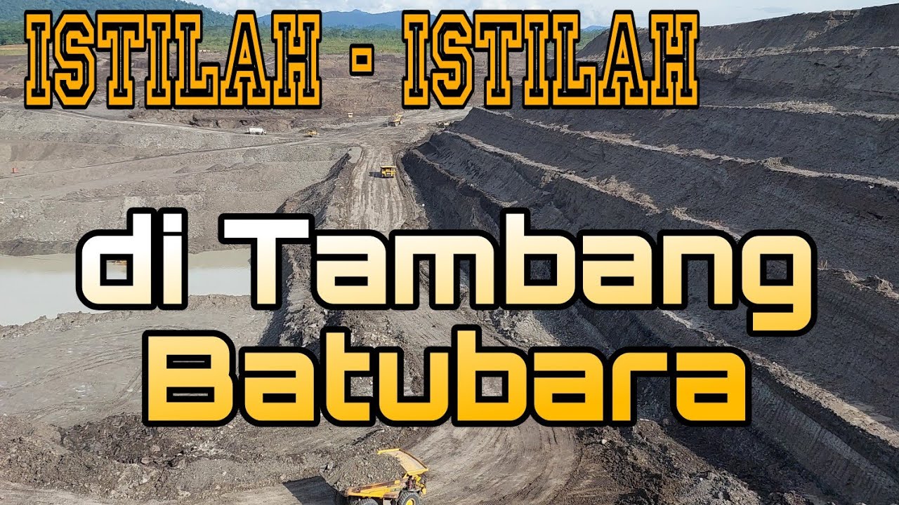 Istilah - Istilah di Dunia Pertambangan BATUBARA