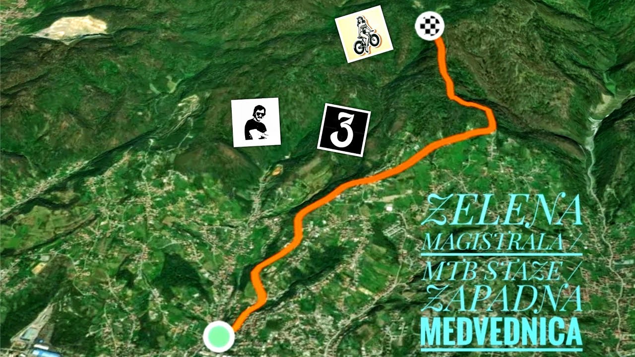 eMTB Zelena magistrala / TROJKA up - NAVLAKUSHA nova staza - MISHO KOVACH / zapadna Medvednice