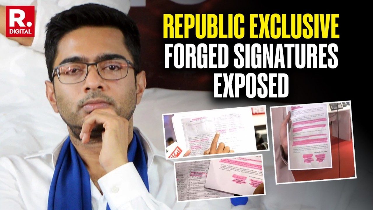 EXCLUSIVE: Republic Accesses Forged Signature Letter; TMC MLAs Expose Abhishek Banerjee's Fraud