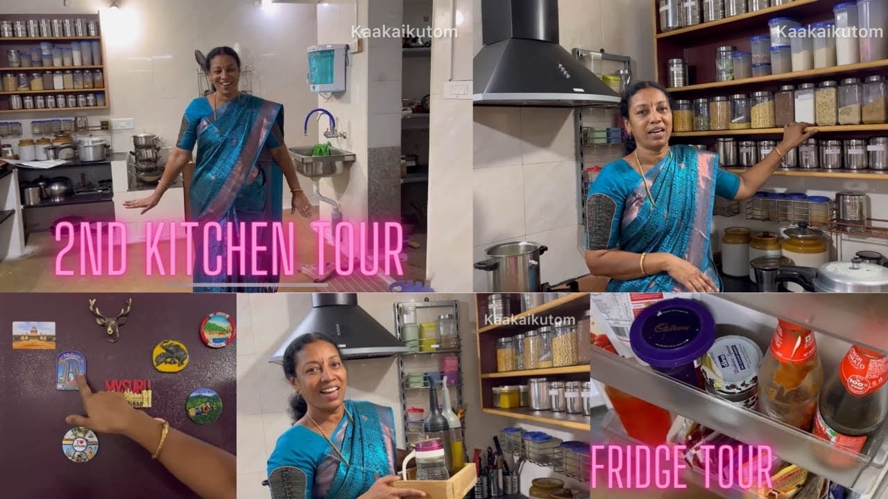 New kitchen tour || fridge tour || ❤️👩🏻‍🍳