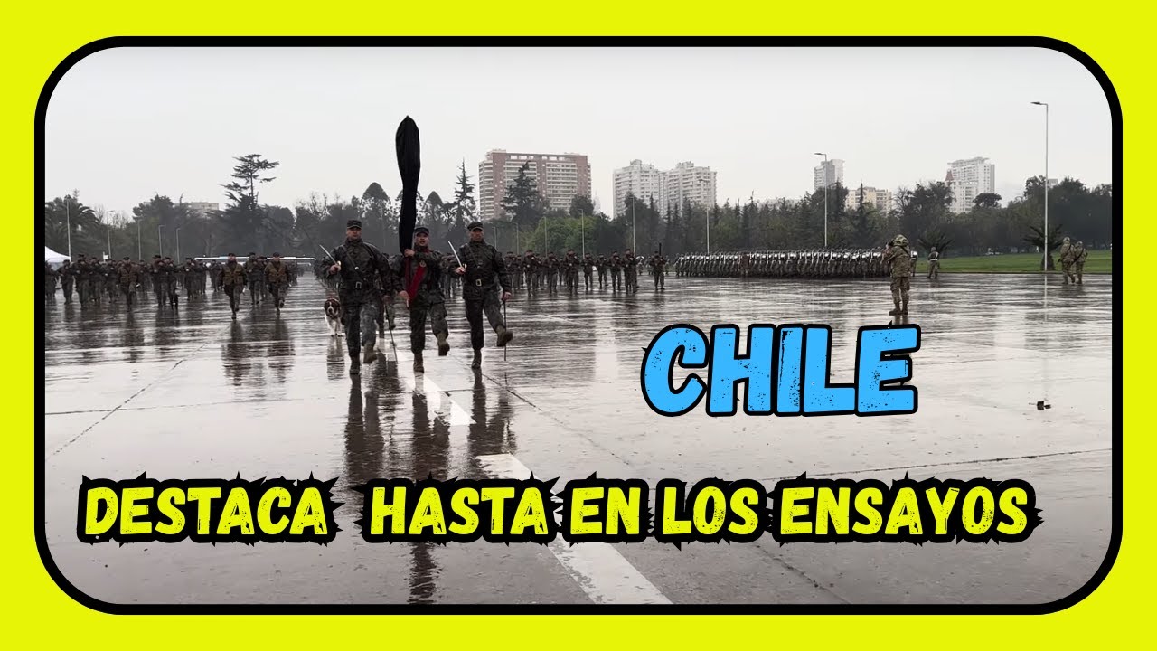 LLUVIA, DISCIPLINA y ORGULLO en la PARADA MILITAR CHILE 2023 | Reacci&oacute;n