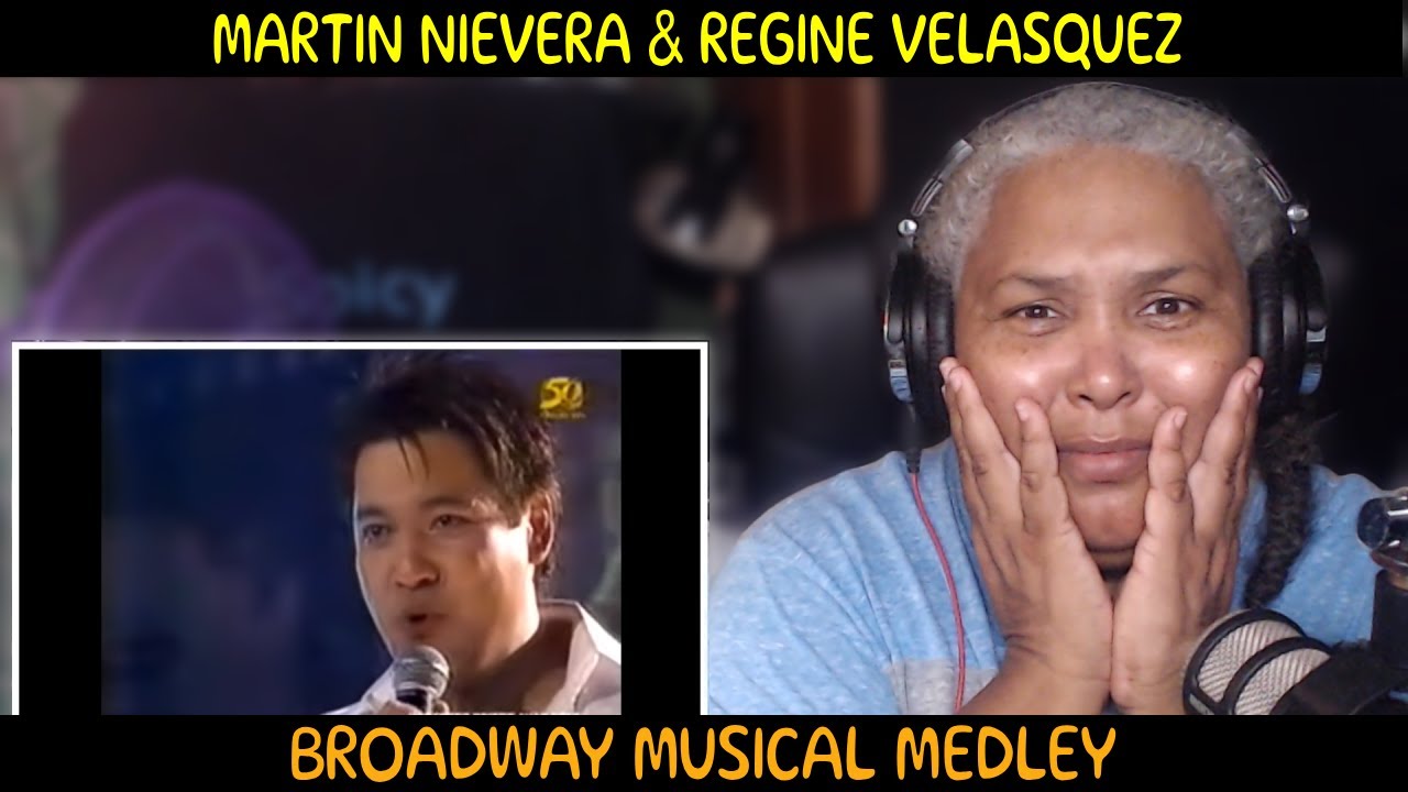 Martin Nievera and Regine Velasquez - Broadway Musical Medley *REACTION*