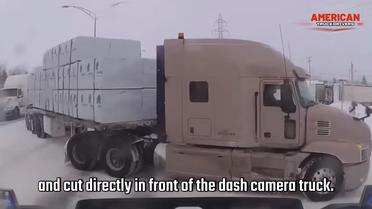 Semi Cuts Off Truck Crash | Police Chase Truck Driver | Brake Check Causes Jackknife Crash