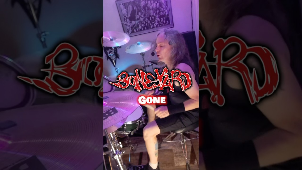 Boneyard - Gone (Drum Cam) #boneyardrocks #metaldrummer #drummer #drums #rockdrummer #heavymetal