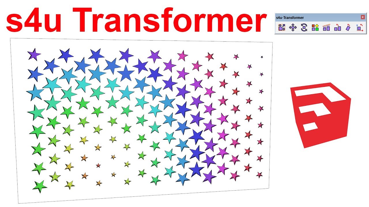 How to use s4u Transformer SketchUp Plugin