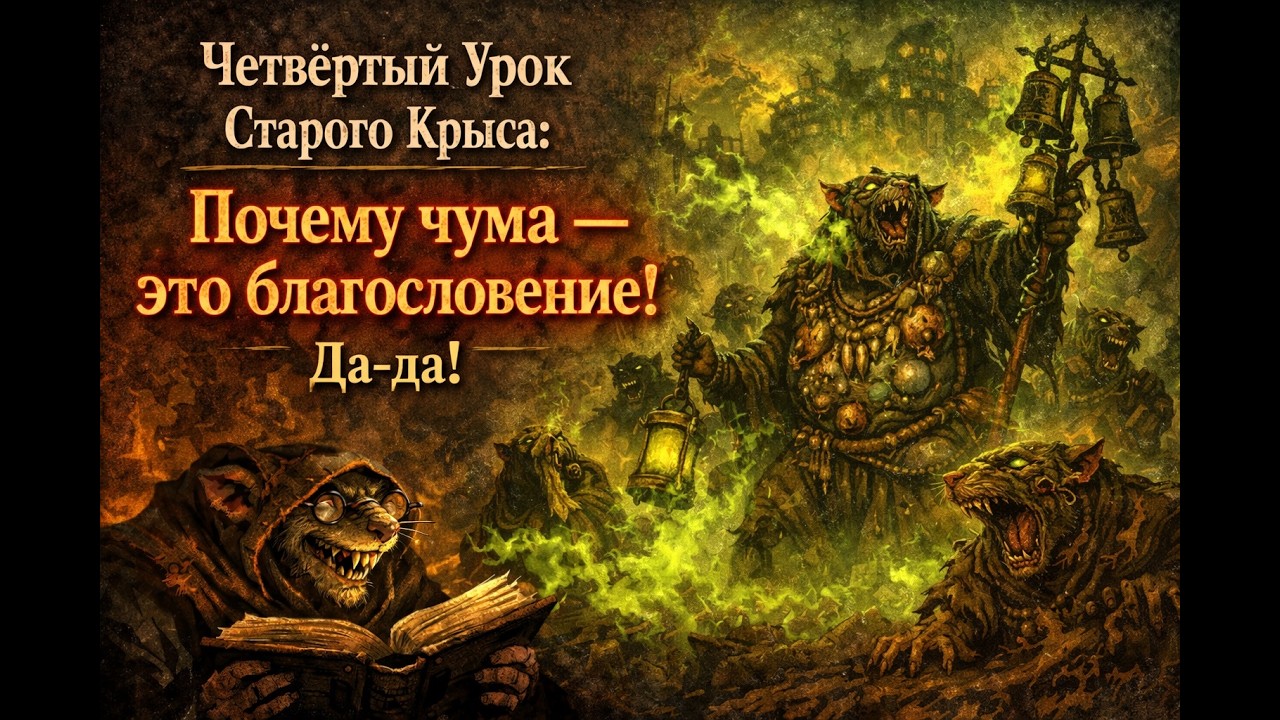 Четвёртый Урок Старого Крыса: Почему чума — это благословение! Да-да!