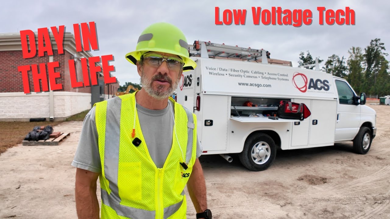 Day in the Life of a Low Voltage Tech | Fiber Project