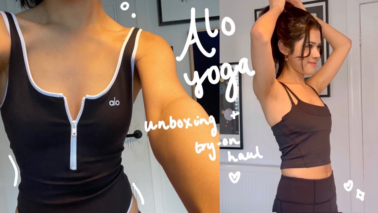 I spent $400 on ALO YOGA! ･ﾟ♡ | Alo yoga Try On-Haul + unboxing