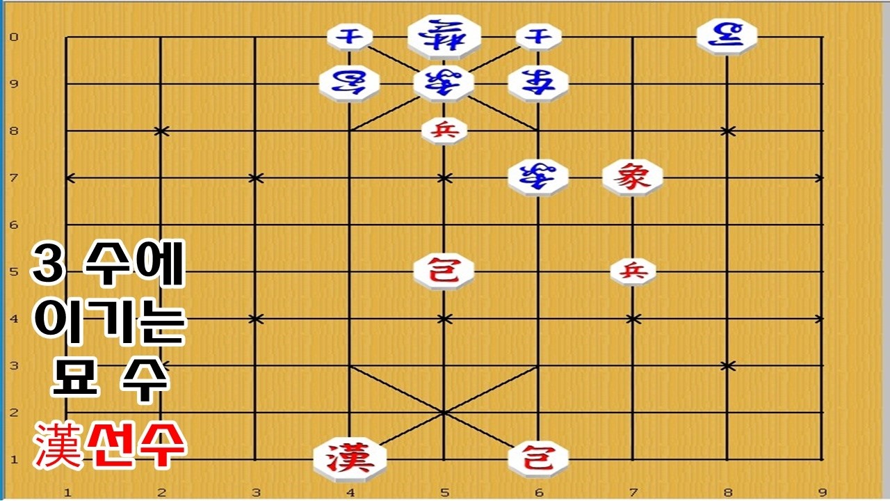 포장으로 빠르게 이기는 3수묘수 - 장기[장기묘수]