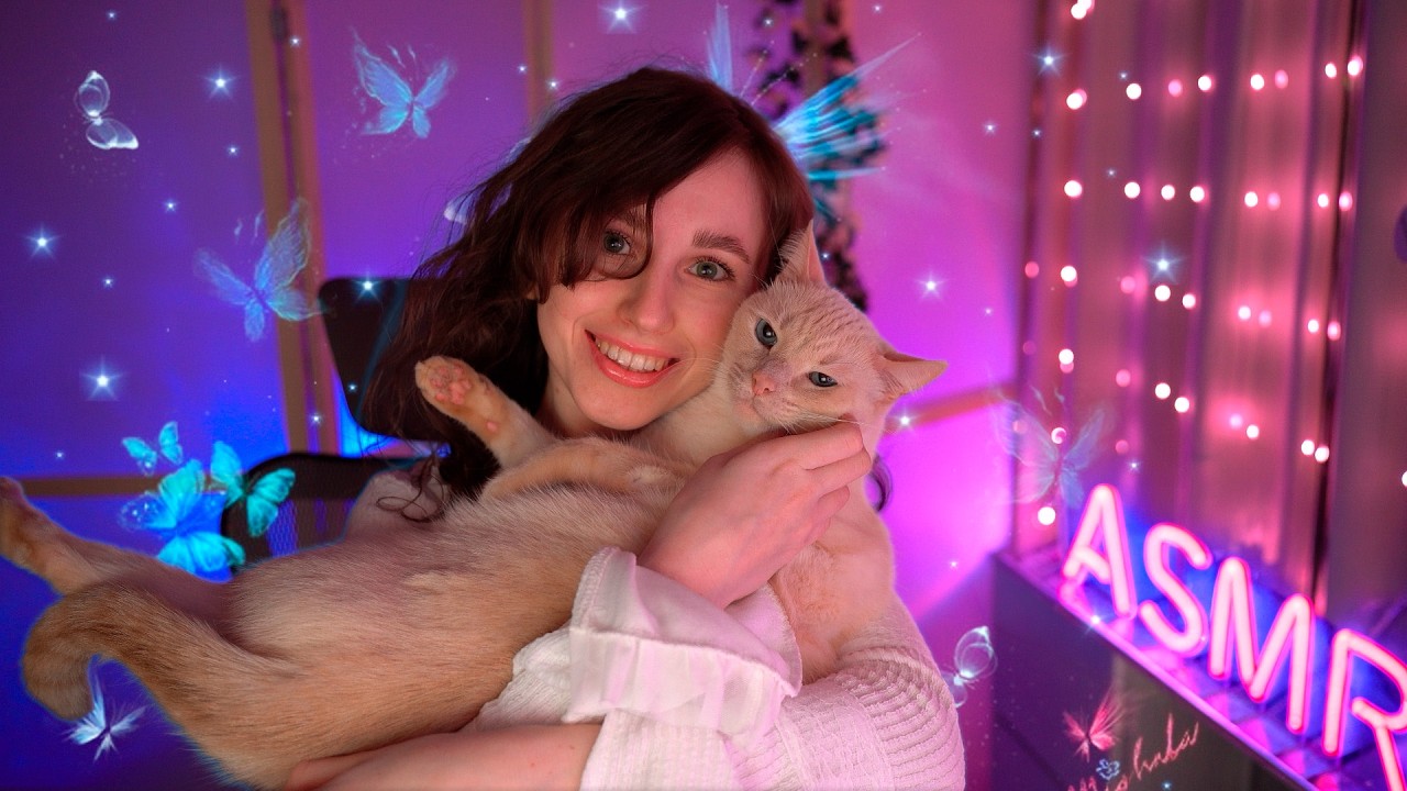 Усни в моих объятиях... 🐈 АСМР нежный шепот и уют как дома