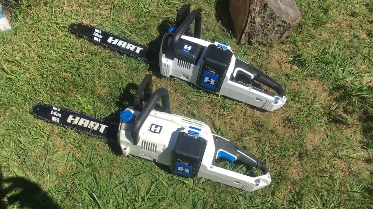 Сравнение бензопил Hart 40v 16