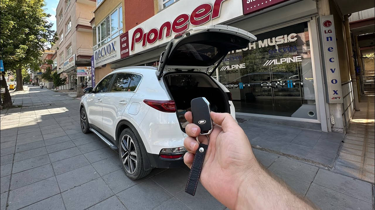 Kia SPORTAGE(2016-2020) Elektrikli Bagaj Sistemi-Ayak Sensörü-Kumanda Kontrol HITECH MUSIC ANKARA