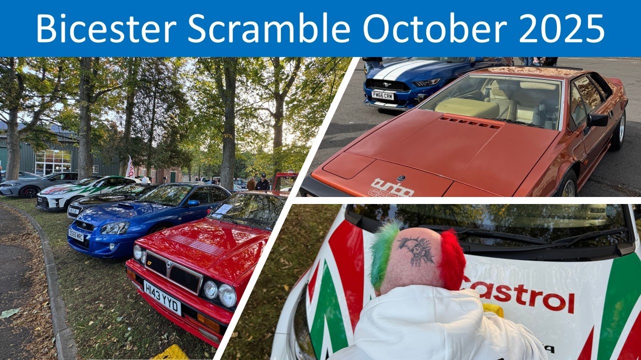 Bicester Scramble October 2025 - Chris Harris Integrale and Esprit @ 50 Display plus lots more!