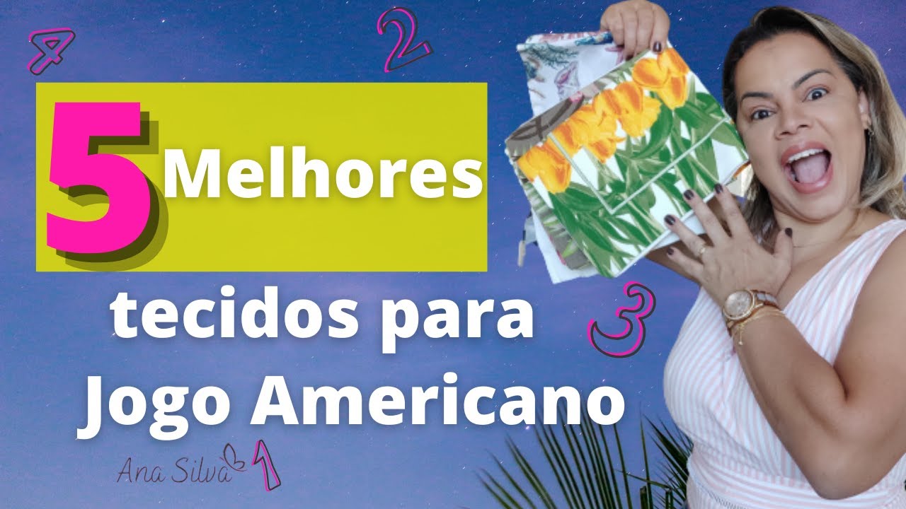 5 Melhores tecidos para jogo americano