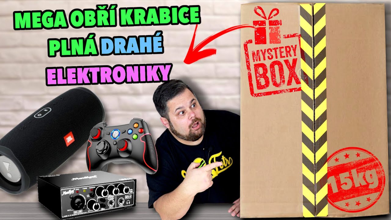MEGA OBŘÍ 15kg krabice plná ELEKTRONIKY! Našel jsem DRAHÉ POKLADY?