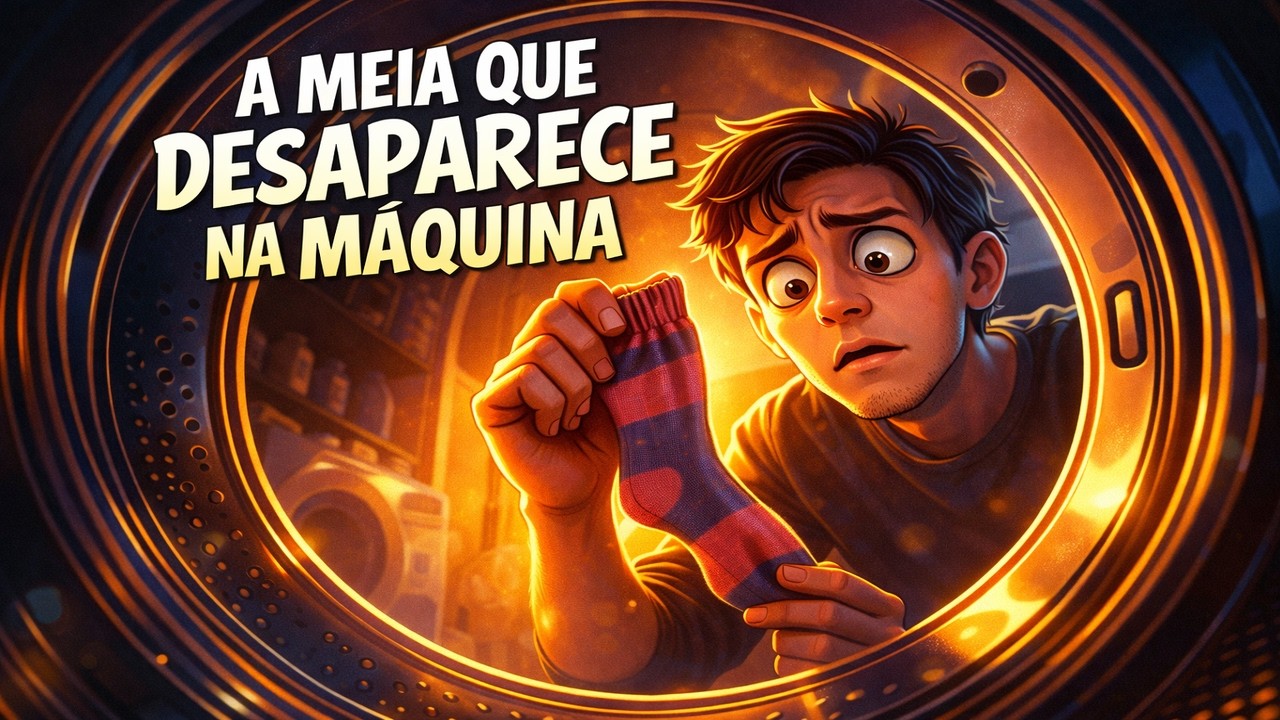 A Meia Que Desaparece na Máquina | Música da Treta