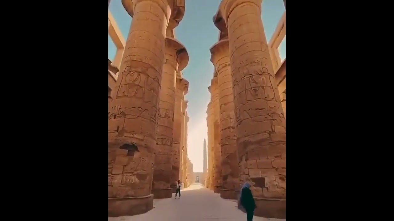Karnak Temple in  Egypt/Kanrak temple/Ancient building/MN studio