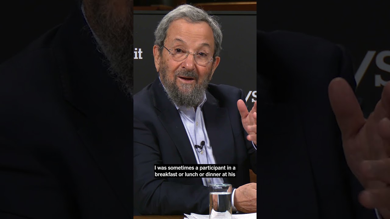 Ehud Barak on His Relationship with Jeffrey Epstein