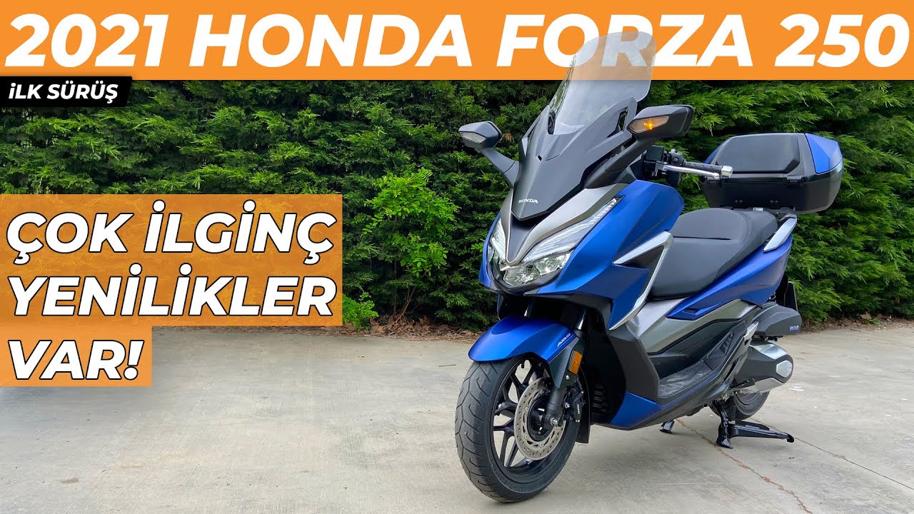 2021 Honda Forza 250 İlk Sürüş Yorumu - O Nasıl Bir Ön Camdır Öyle!