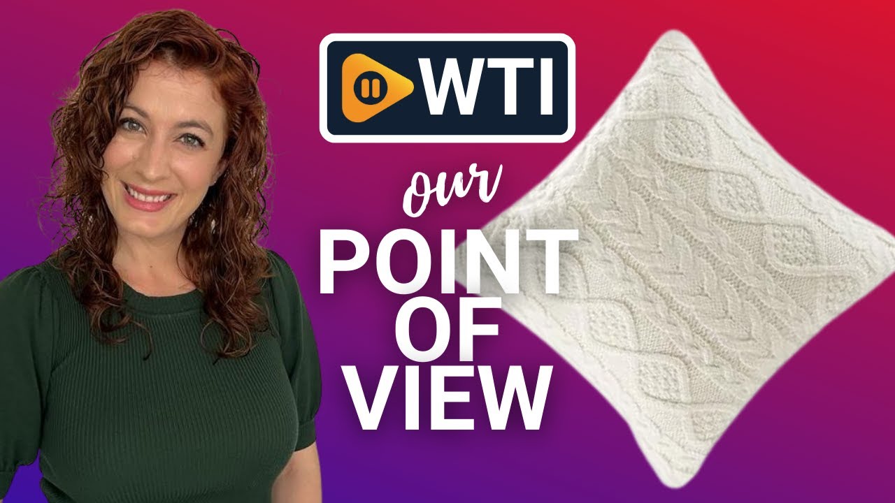 Knit Decorative Throw Pillow Cover | Our Point Of View