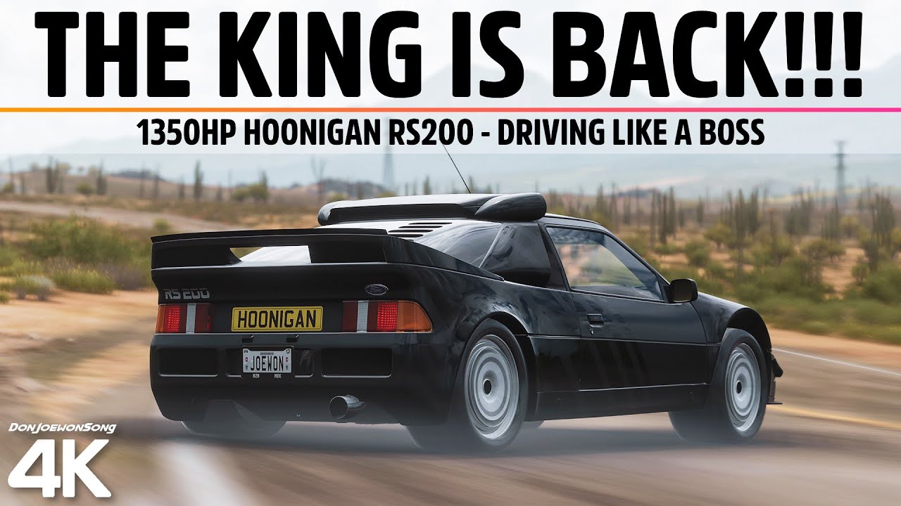 Forza Horizon 5 - THE KING IS BACK!!! 1350HP Hoonigan RS200 - Driving Like A Boss!!