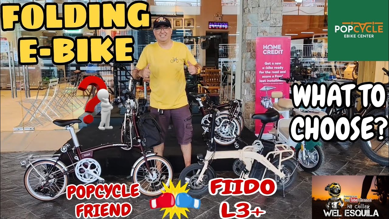A TRI FOLD E-BIKE OR THE FIIDO L3 + ANO MAS MAGANDA? 