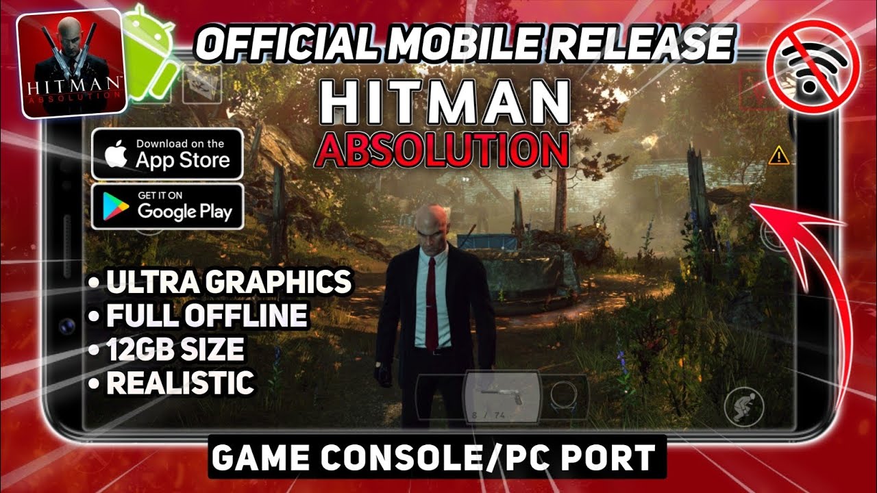 FINALLY!! Hitman Absolution Officially Released for Android with Ultra-Realistic Graphics Offline