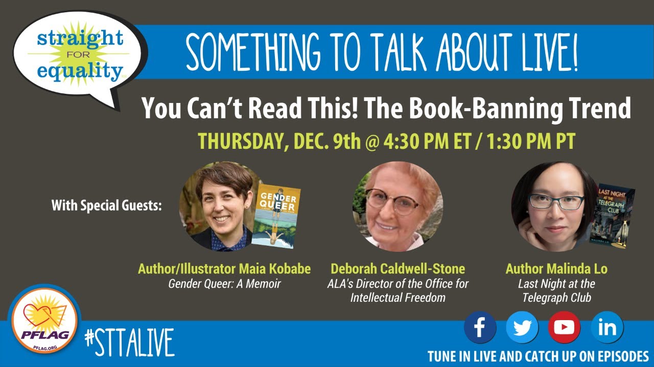 Something to Talk About Live: You Can’t Read This! The Book Banning Trend