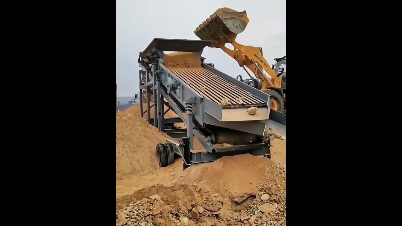 vibrating screen for sieveing the sand and stone